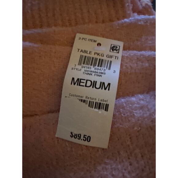 Brand New State of Day intimates Women's Size Medium Think Pink Cozy Lounge Set - Picture 9 of 9